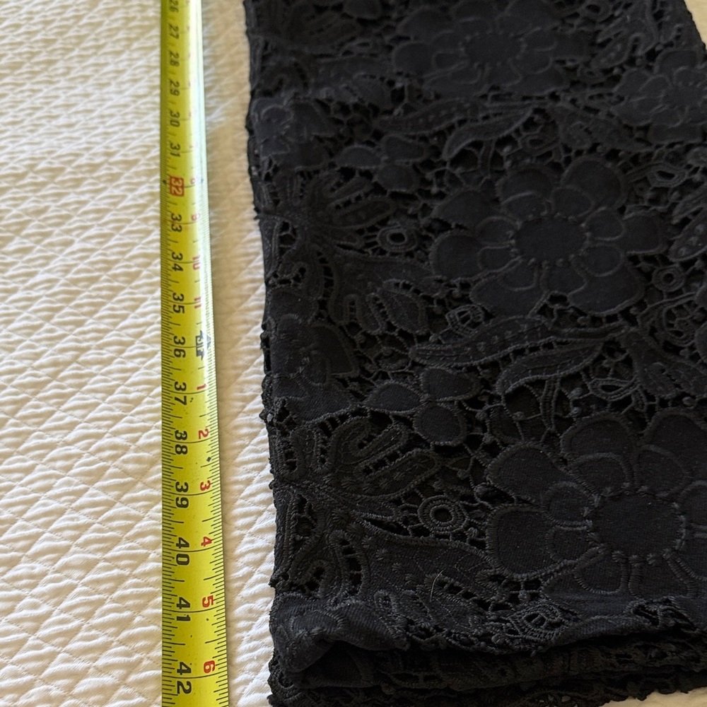 The Noli Shop Black Lace Floral Pants size 30 - Picture 15 of 16